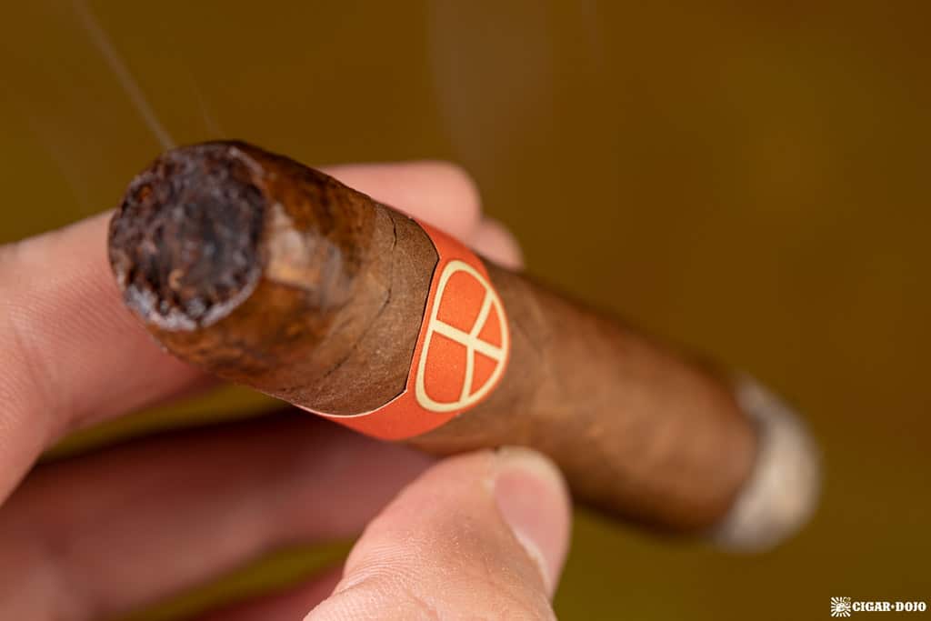 Illusione OneOff Robustos cigar smoking