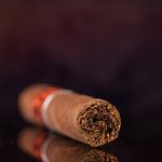 Pier 28 Oscuro Robusto cigar foot