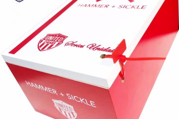 United Cigars Hammer + Sickle Series Unidas cigar box closed