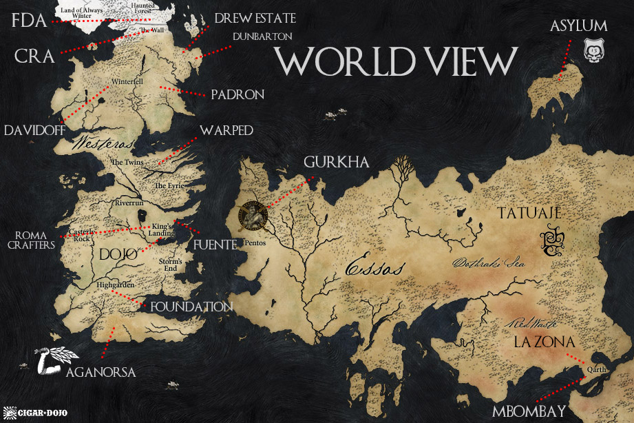 Game of Cigars World Map