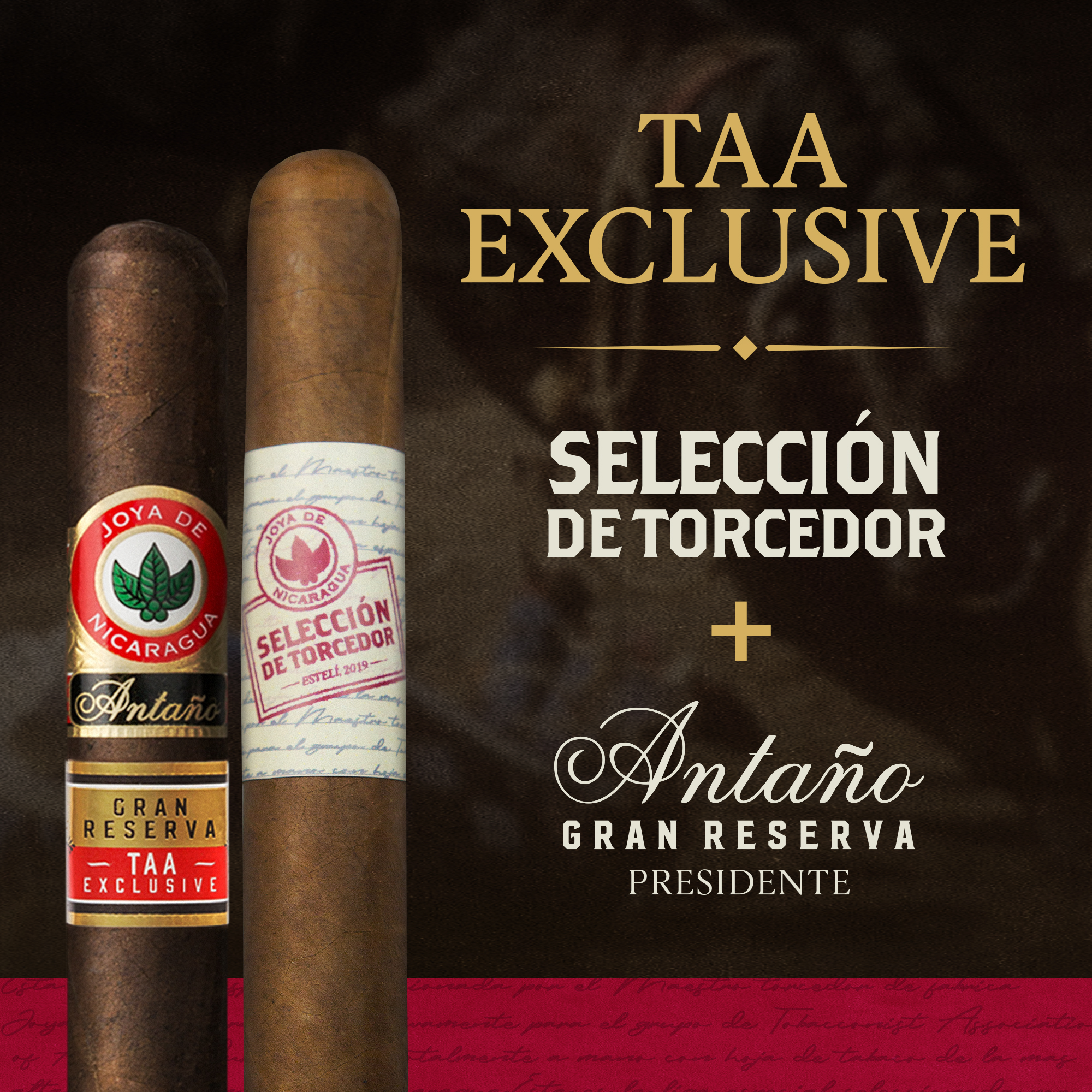 Joya de Nicaragua TAA 2019 cigar releases