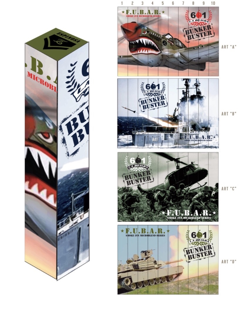 Espinosa 601 La Bomba Connecticut Bunker Buster - FUBAR military artwork