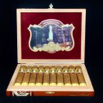 Cubariqueño Cigar Co. Protocol Sir Robert Peel Natural box open