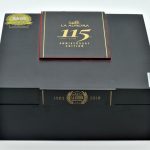 La Aurora 115 Anniversary cigar box closed
