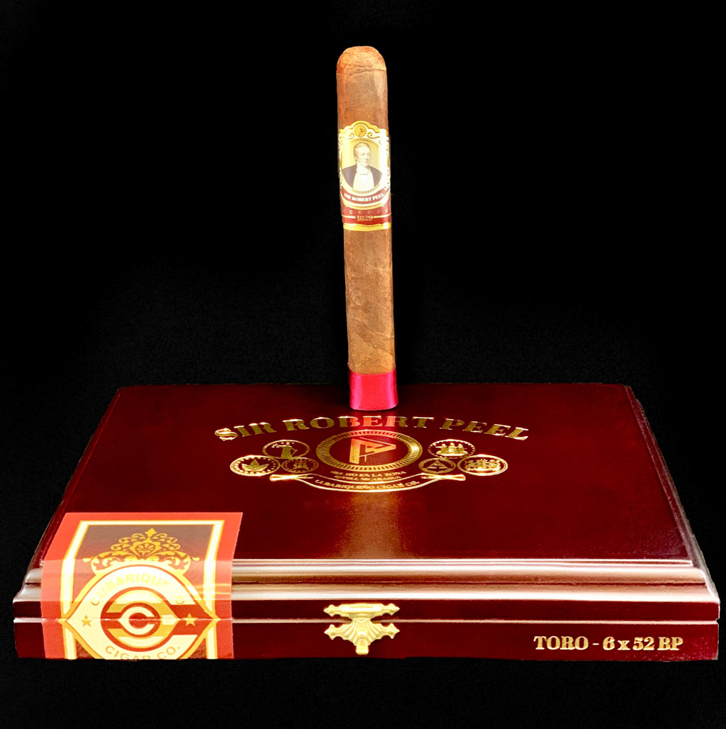 Cubariqueño Cigar Co. Protocol Sir Robert Peel glamour shot