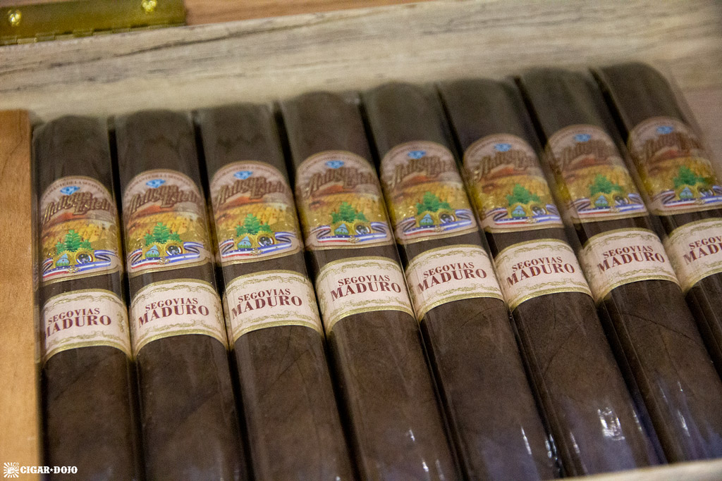 Antigua EstelĂ Segovias Maduro cigars IPCPR 2019