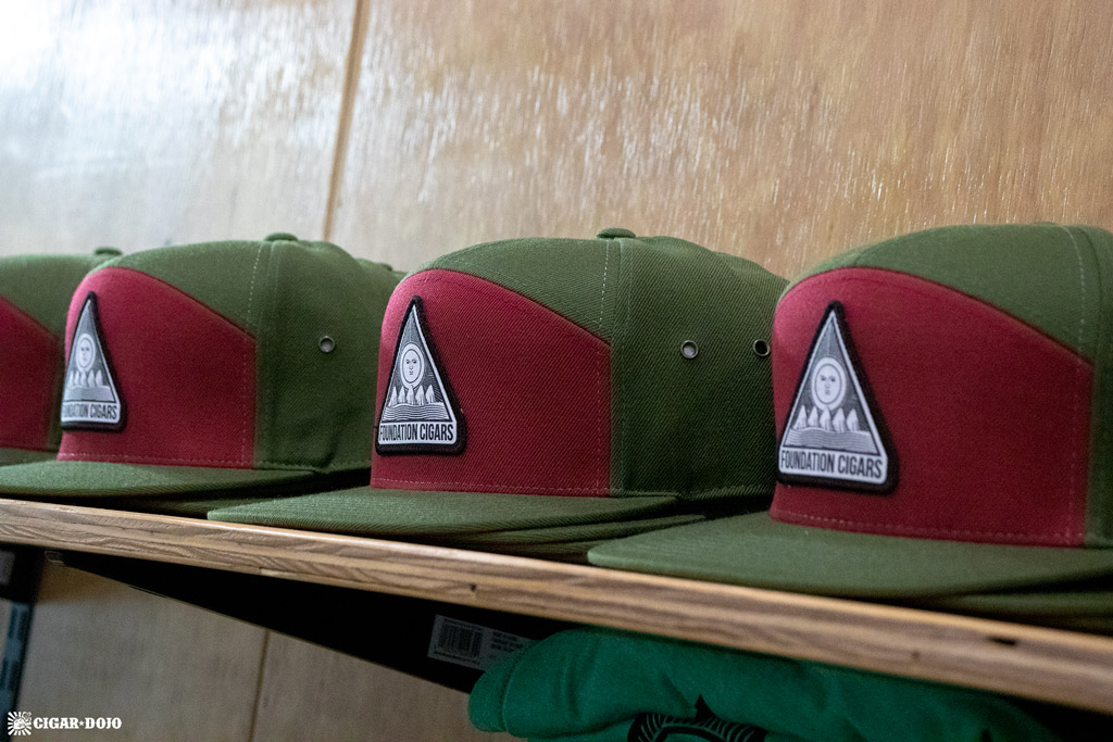 Foundation Cigar Company merch hats IPCPR 2019