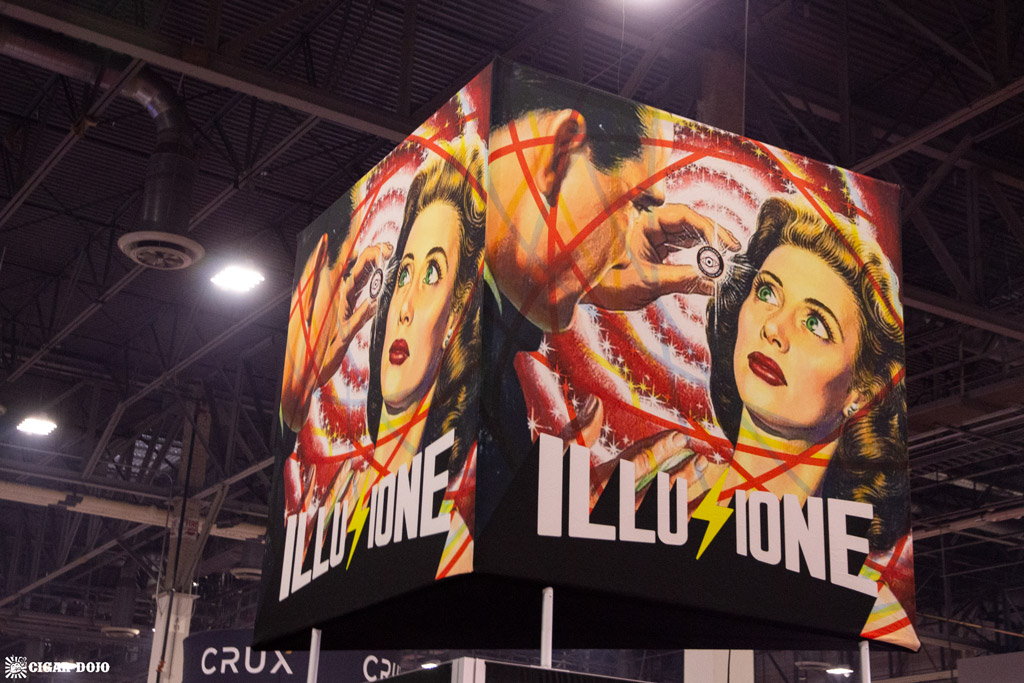 Illusione Cigars booth IPCPR 2019