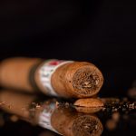 Henry Clay War Hawk Corona cigar head cut cap