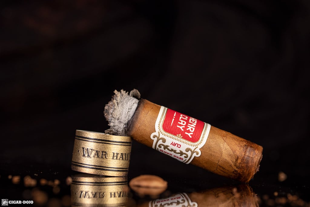 Henry Clay War Hawk Corona cigar nub finished