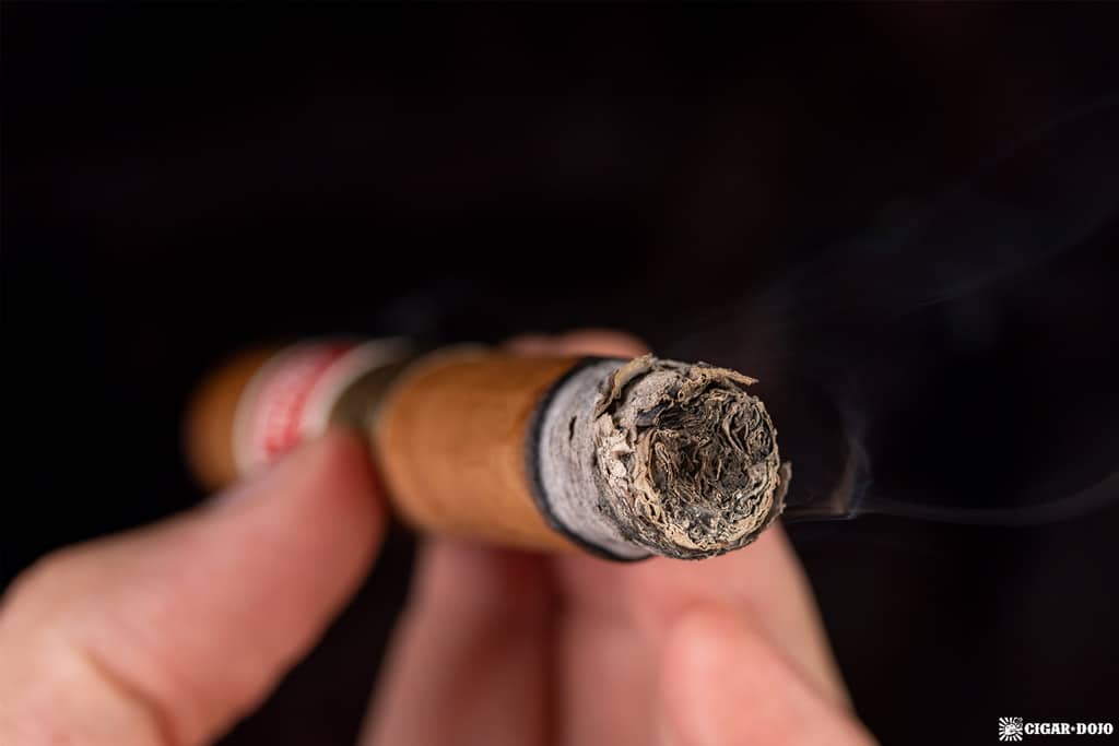 Henry Clay War Hawk Corona cigar smoking