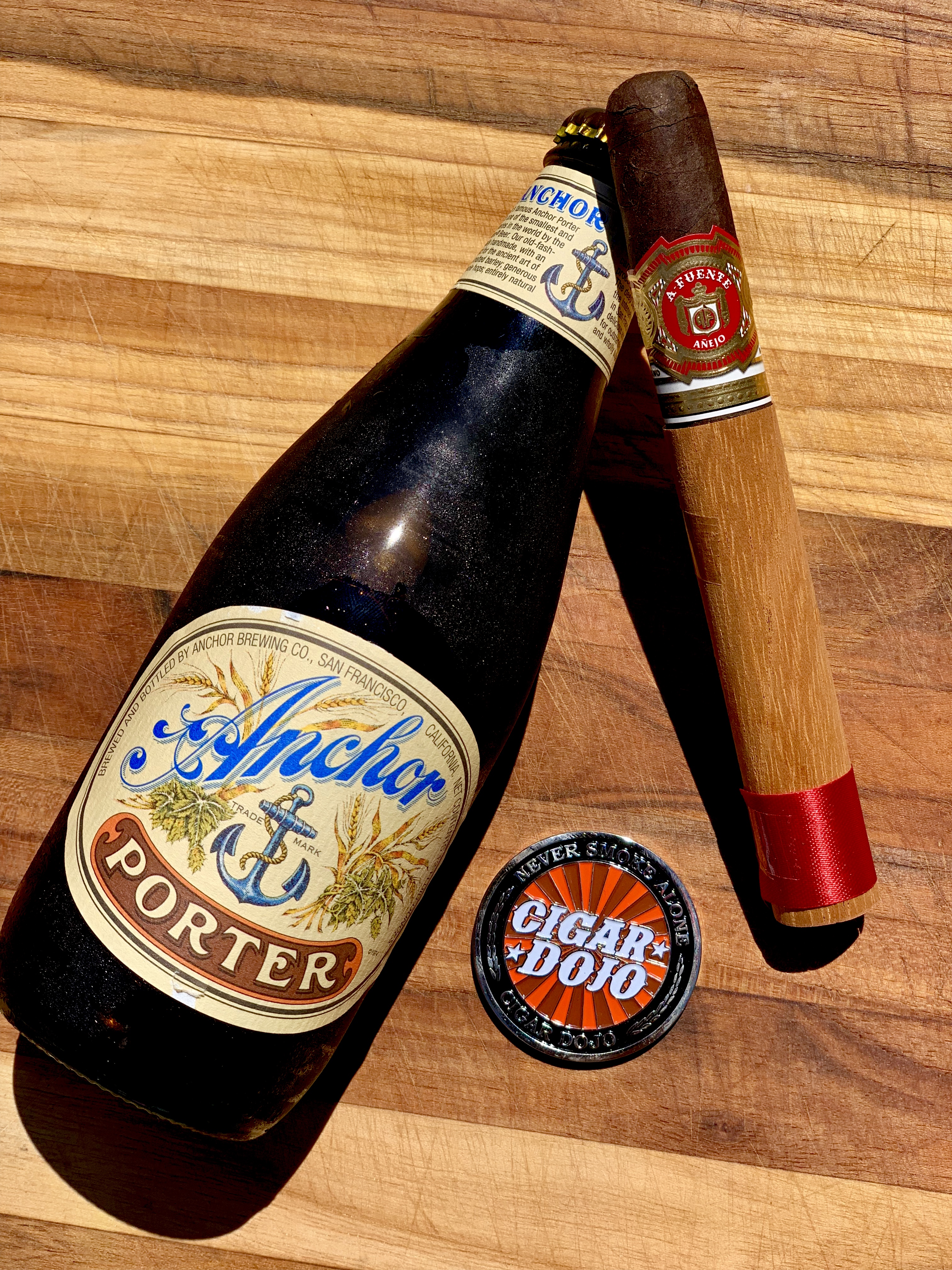Anchor Porter Arturo Fuente Añejo cigar pairing