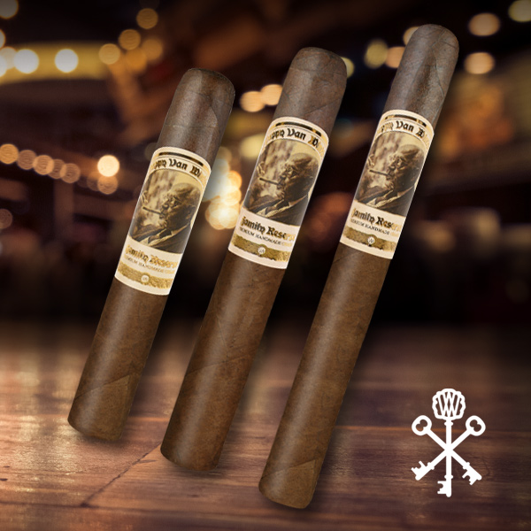 Drew Estate Pappy Van Winkle's Family Reserve Barrel Fermented cigar sizes