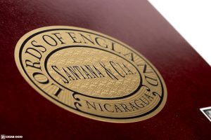 Lords of England Connecticut Robusto cigar box lid