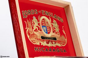 Lords of England Connecticut Robusto cigar box inside lid