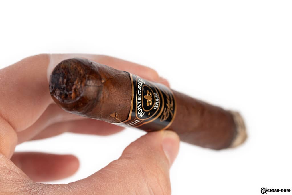 Montecristo Espada Oscuro cigar smoking