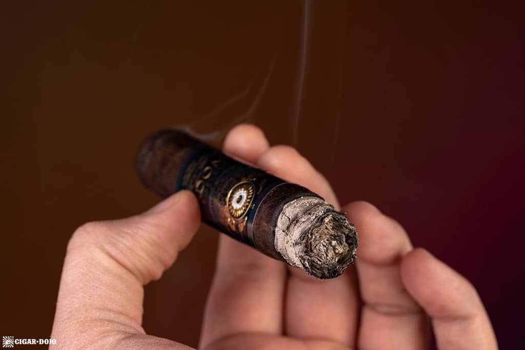 Perdomo Estate Selección Vintage Maduro Imperio cigar ash