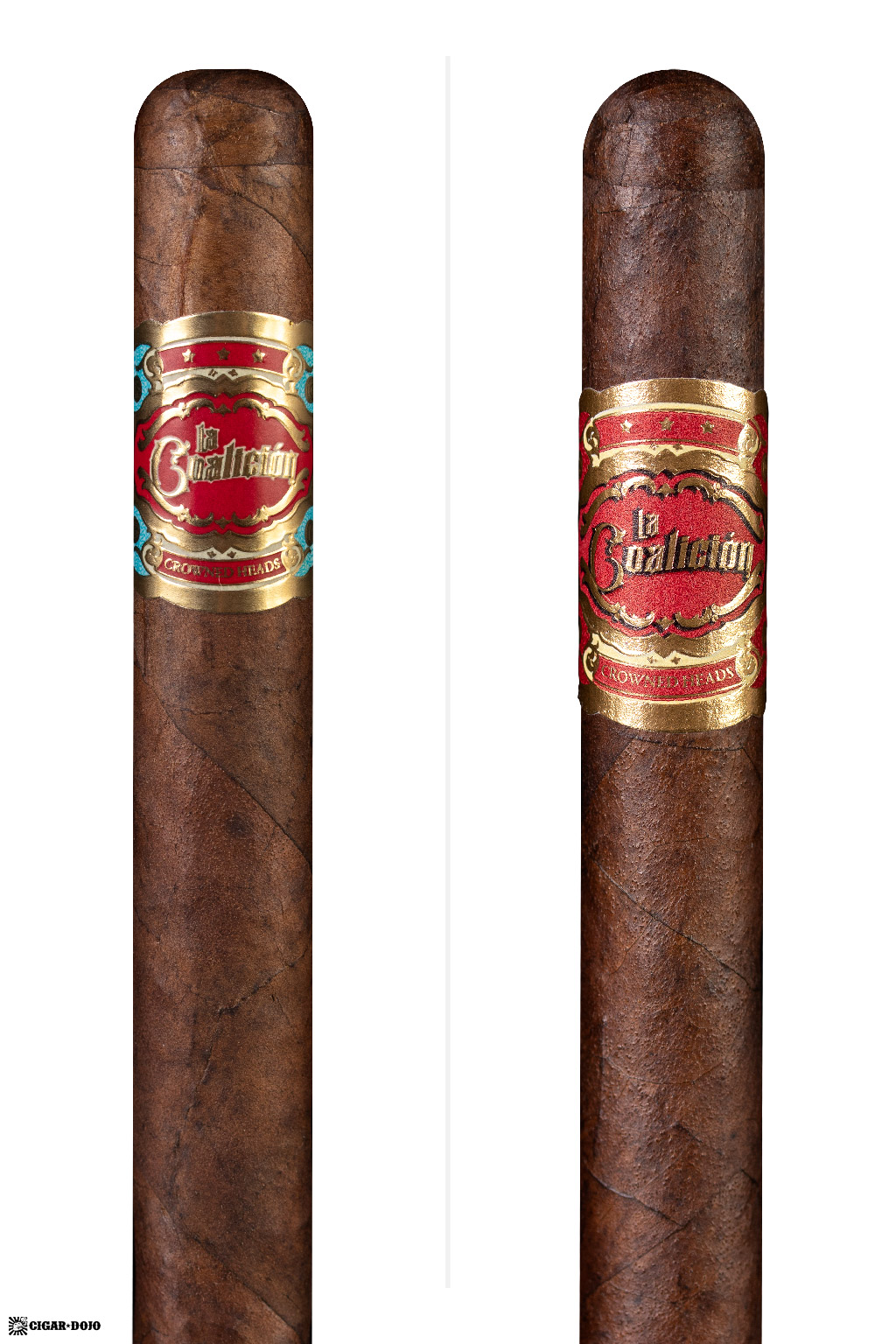 Crowned Heads La Coalición cigar old and new comparison