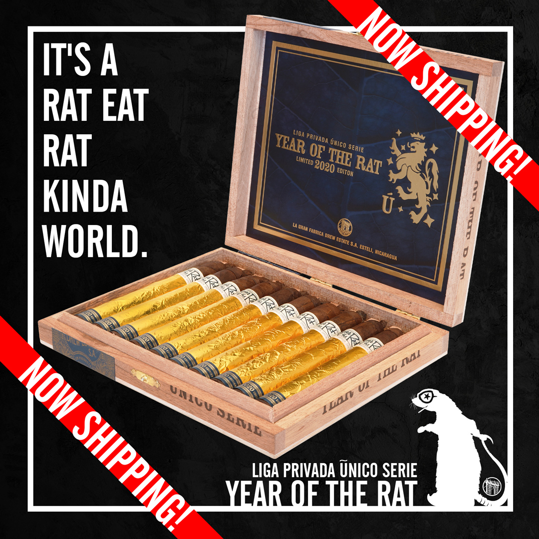 Drew Estate Liga Privada Único Serie Year of the Rat now shipping