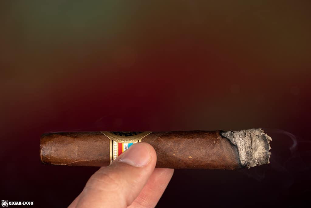 Tatuaje CQ2 cigar smoking