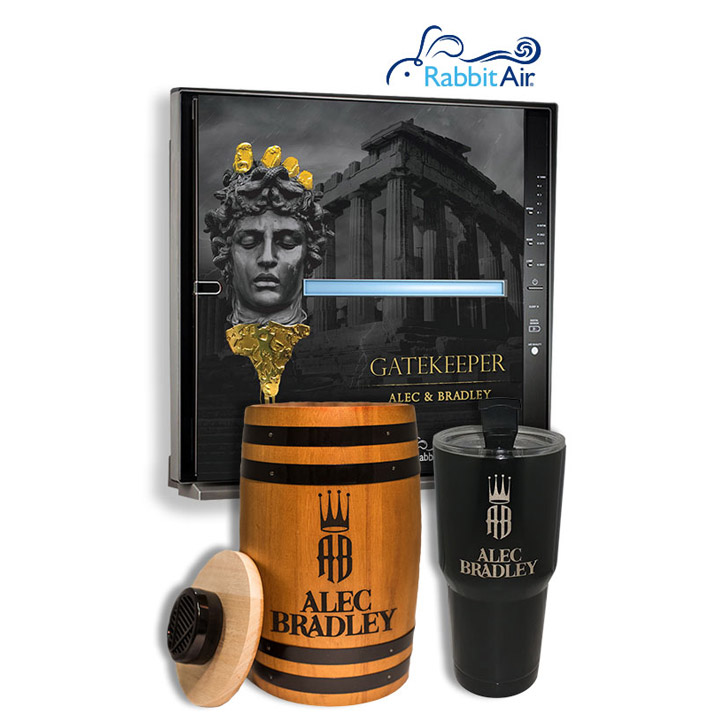 Alec & Bradley Gatekeeper customized Rabbit Air purifier prize