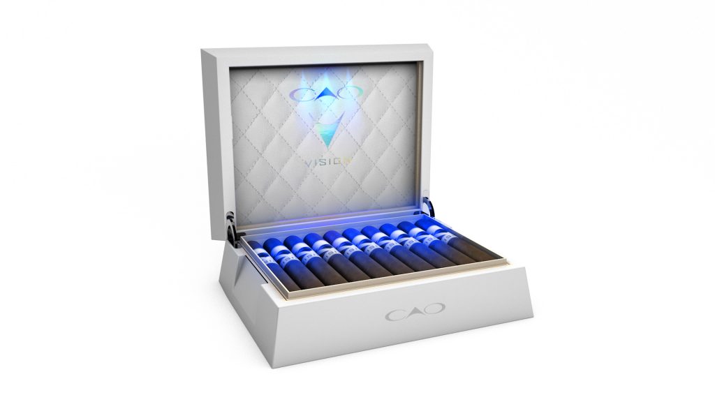 CAO Vision (2020) humidor box open