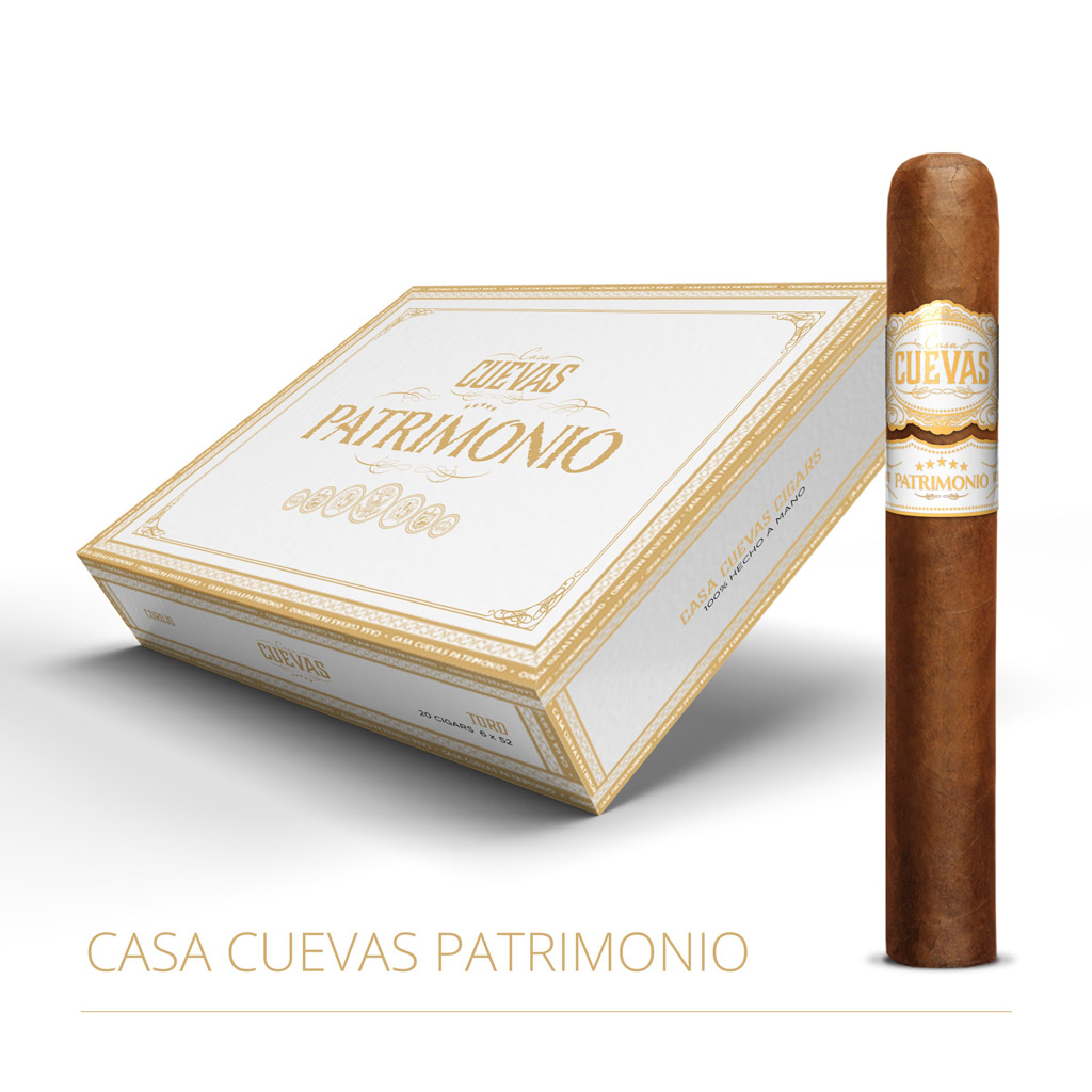 Casa Cuevas Patrimonio cigar box closed