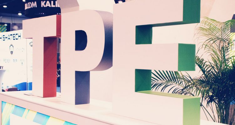 TPE 2021 trade show sign