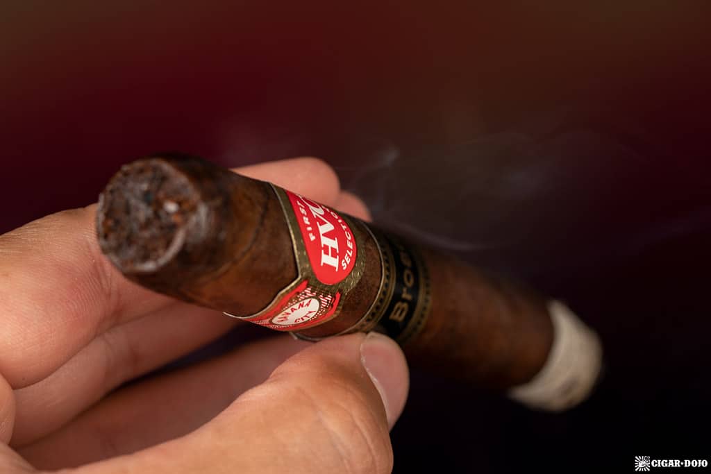 HVC First Selection Broadleaf Toro cigar smoking