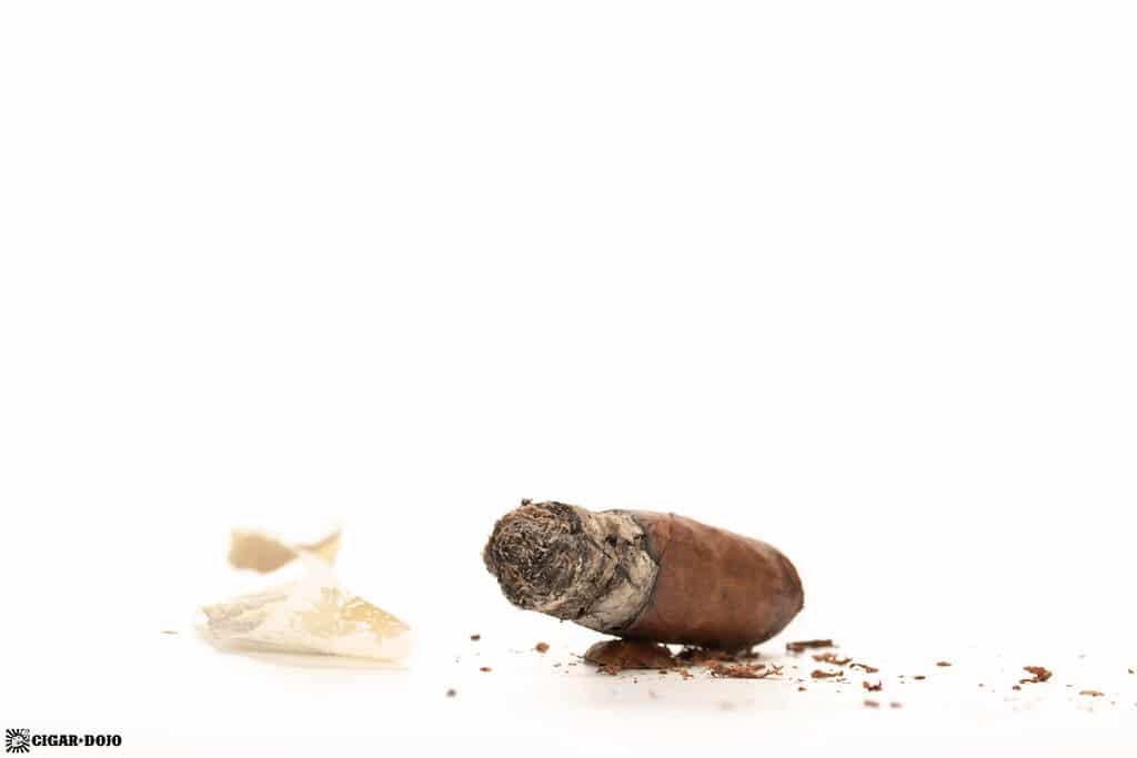 Buffalo Trace Toro cigar nub finished