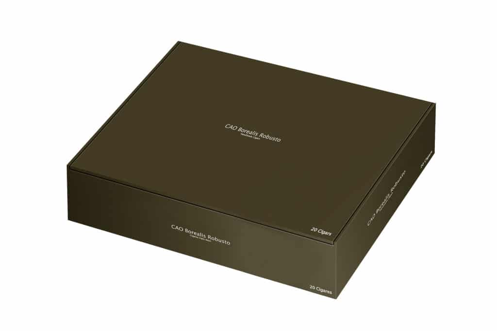 CAO Borealis cigar box closed