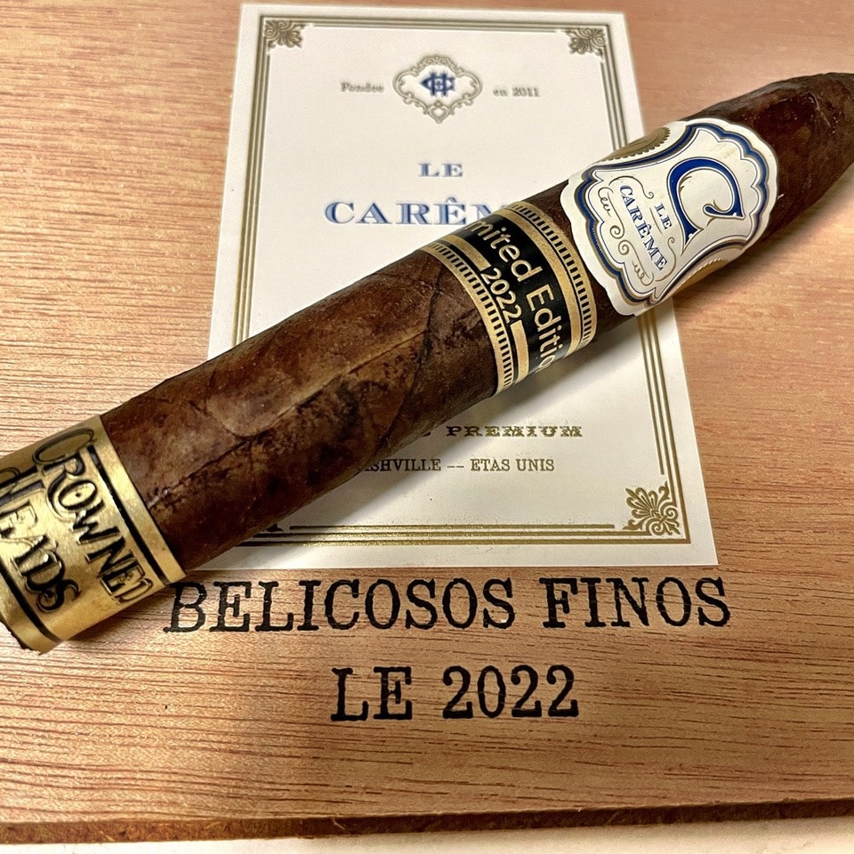 Crowned Heads Le CarĂªme Belicosos Finos LE 2022 cigar