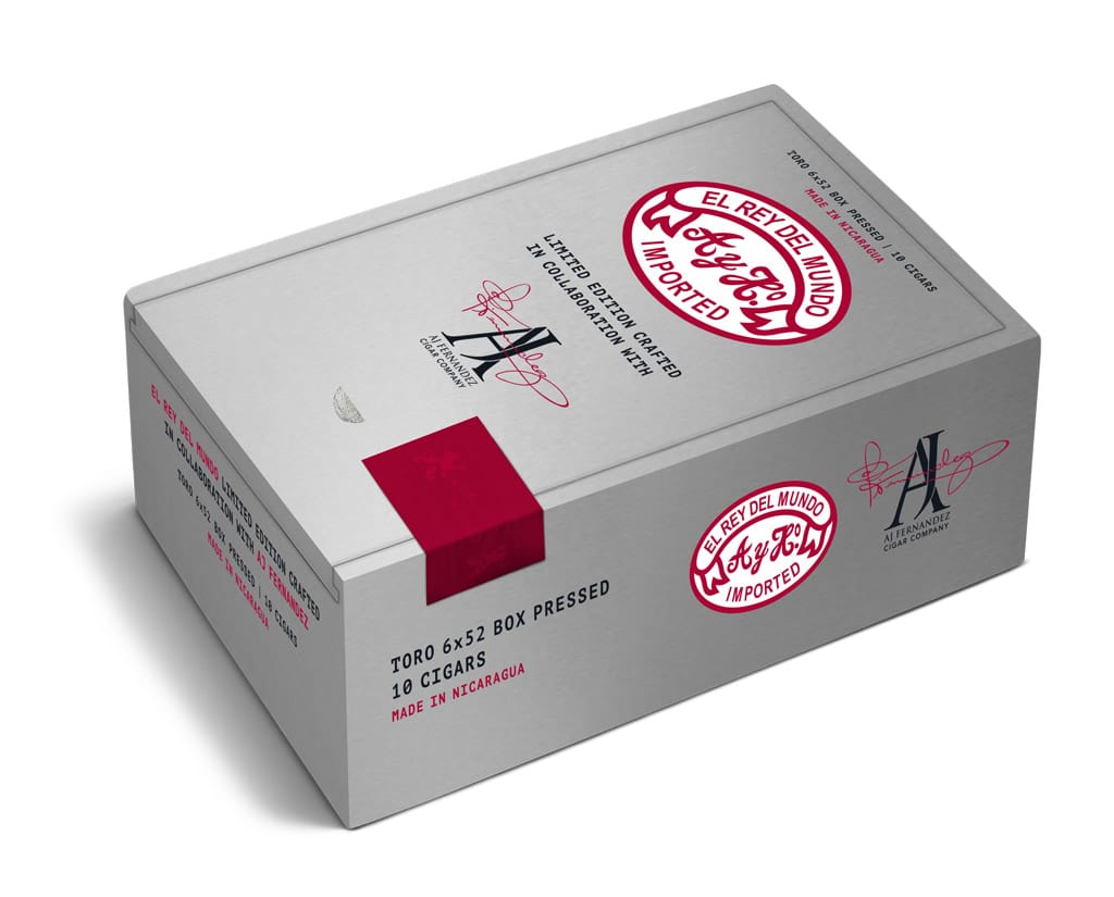 El Rey del Mundo by AJ cigar box closed