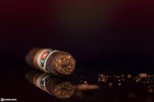 Alec Bradley Double Broadleaf Robusto cigar head cut cap