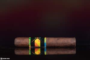 CAO BX3 Robusto cigar side view