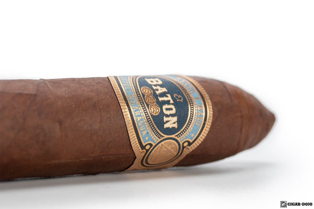 JC Newman El Baton Belicoso cigar band