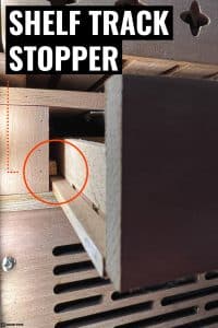 Raching MON800A cigar humidor shelf track stopper