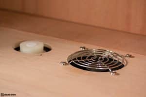 Raching MON800A cigar humidor water bunghole and fan