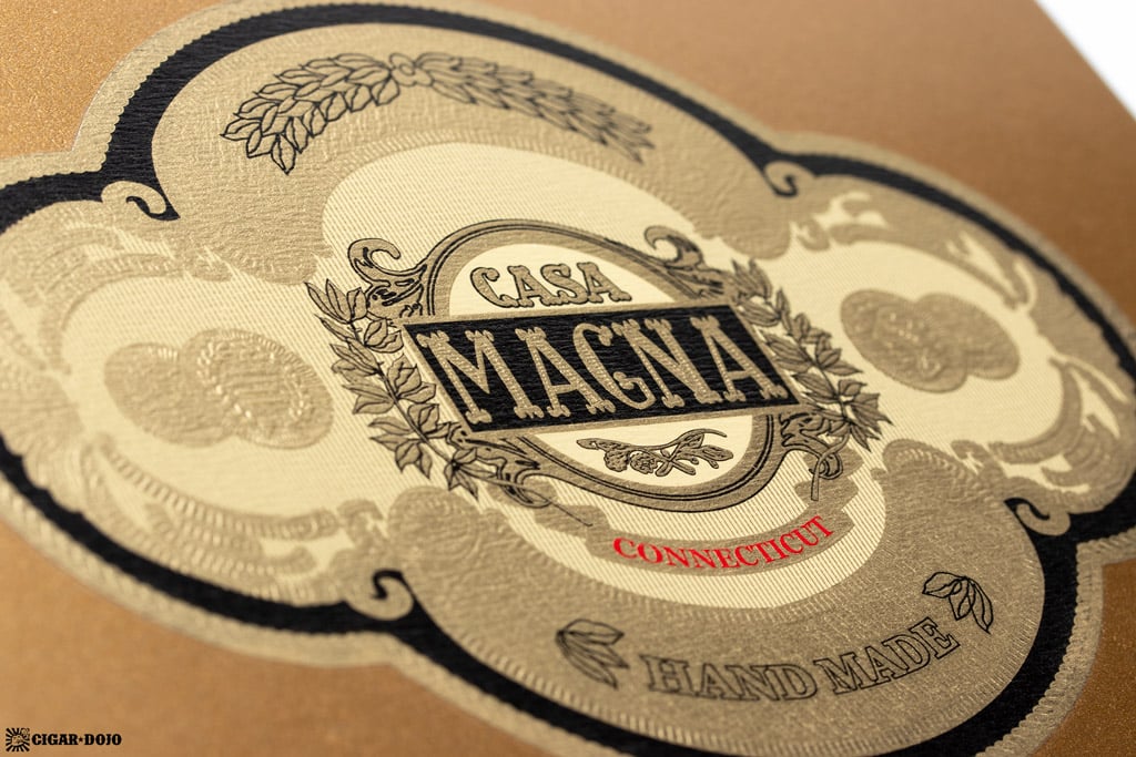 Quesada Casa Magna Connecticut Robusto cigar box lid