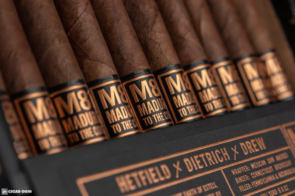 Drew Estate Blackened M81 Toro cigars foot bands in box