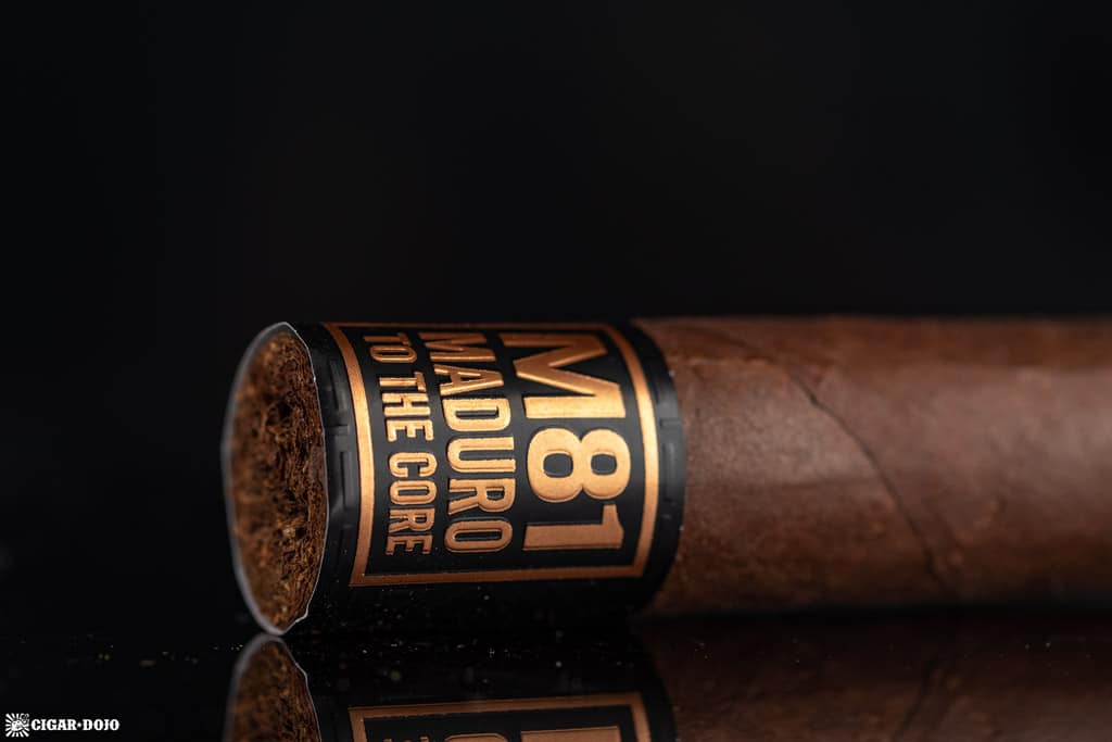 Drew Estate Blackened M81 Toro cigar foot band