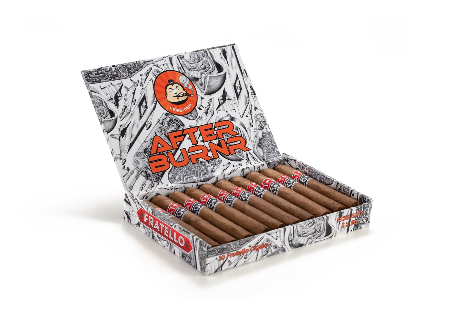 Fratello After BurnR cigar box open