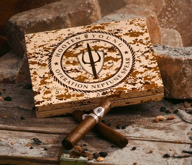Hooten & Young Operation Neptune Spear cigar packaging presentation