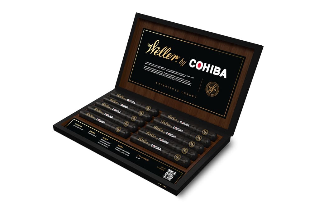 Weller by Cohiba 2023 cigar box open