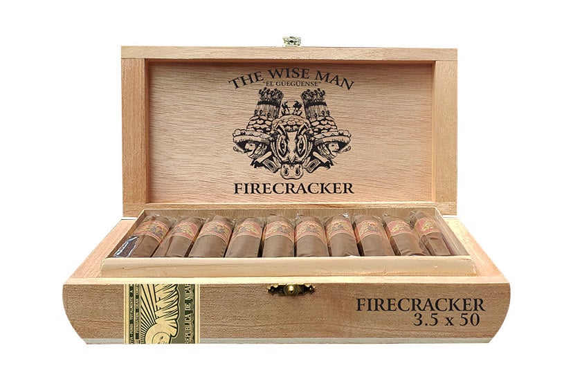 Foundation Wiseman Maduro Firecracker cigars in box