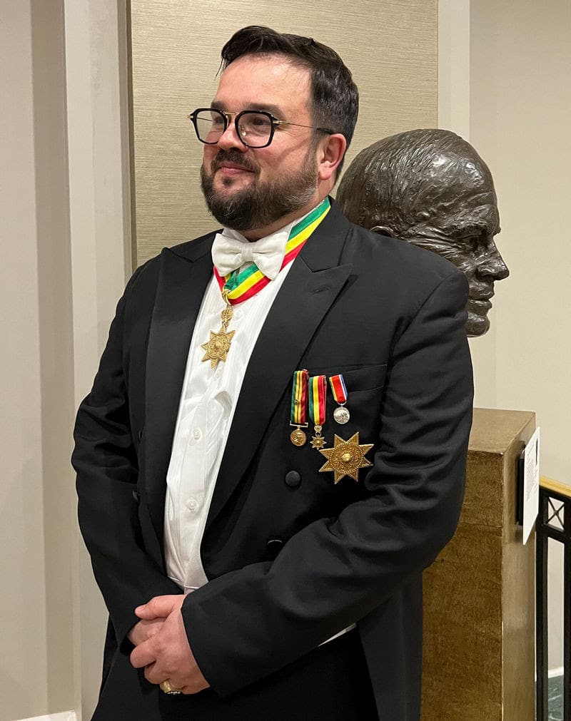 Nick Melillo Ethiopian Star of Honor award