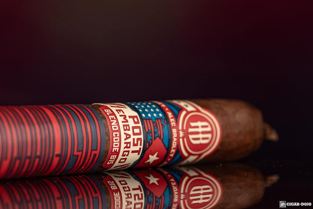 Alec Bradley Post Embargo Blend Code B15 cigar band