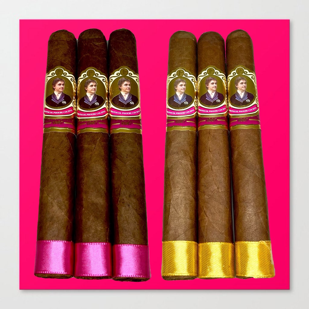 Protocol Phoebe Couzins Maduro and Natural cigars