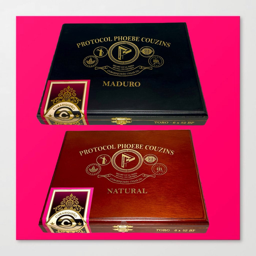Protocol Phoebe Couzins cigar boxes closed