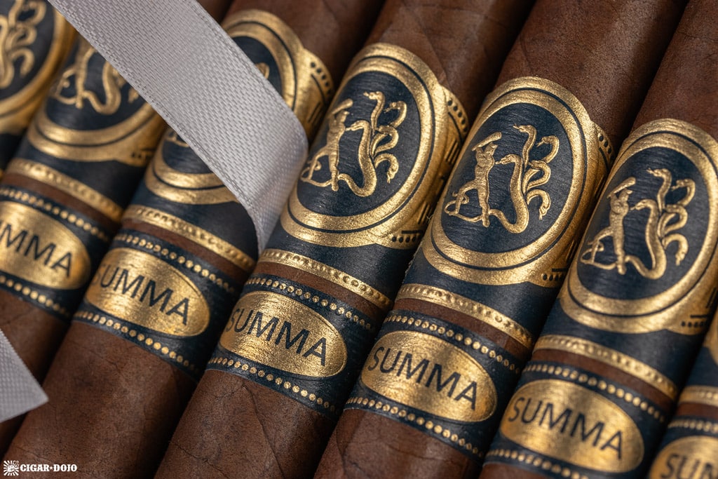 Ferio Tego Summa Corona Gorda cigars closeup